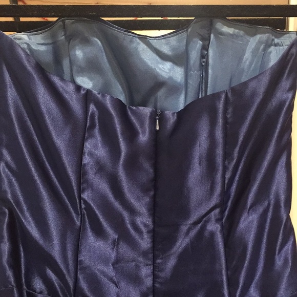 Jessica McClintock Royal Blue Cocktail Dress - Picture 5 of 5